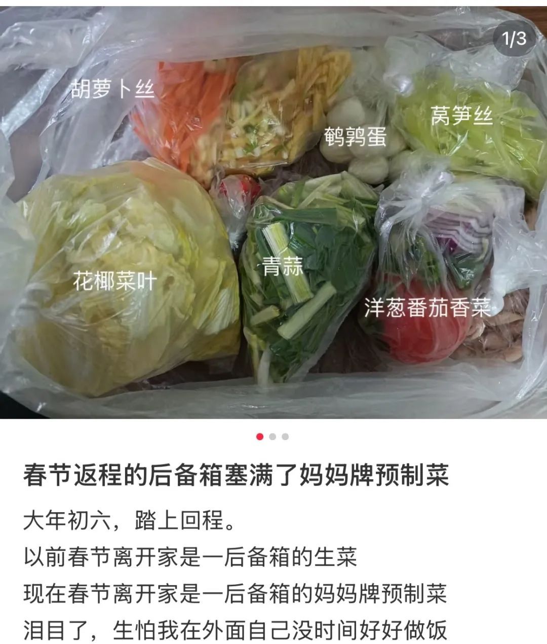 后备箱再大，也装不下家人的爱与牵挂