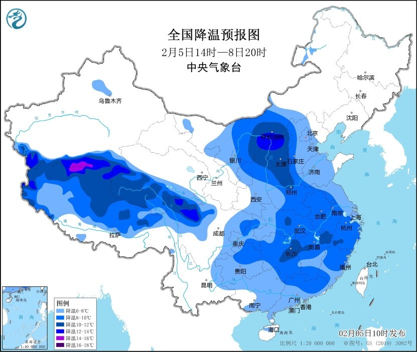 最低-12°！局地有雪+阵风8、9级，北京明后天降温