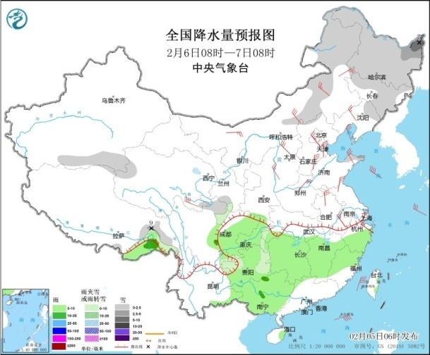 6日起新一股强冷空气影响中东部，风寒效应明显