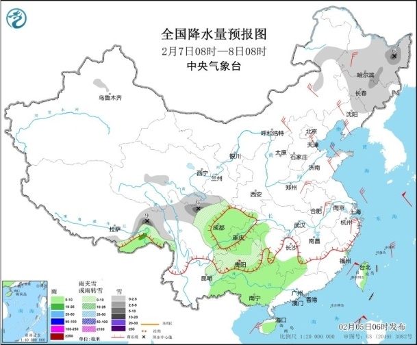 6日起新一股强冷空气影响中东部，风寒效应明显