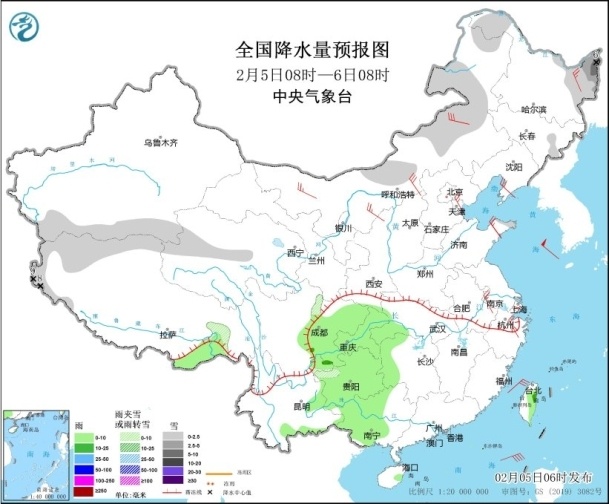 6日起新一股强冷空气影响中东部，风寒效应明显