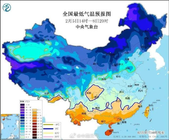 蛇年首个寒潮预警!长沙最低气温降至零下1℃ 蛇年首个寒潮预警!长沙最低气温降至零下1℃