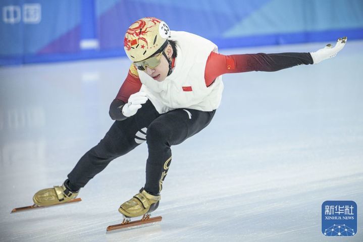 赛前训练进行时！中国短道速滑队全力备战