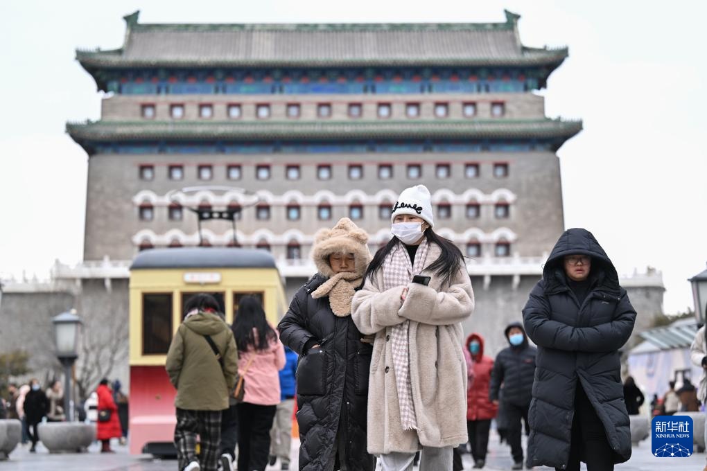 北京迎来大风降温天气