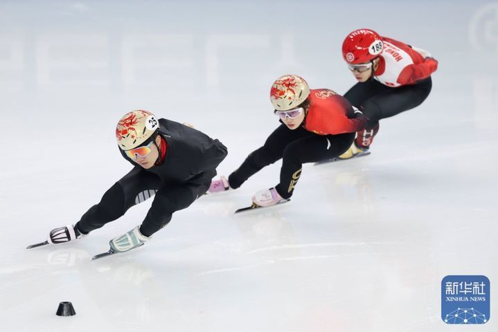 赛前训练进行时！中国短道速滑队全力备战