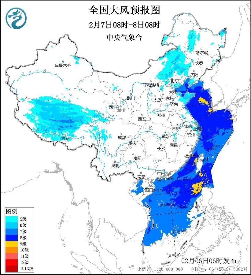 大风黄色预警+寒潮蓝色预警！新一股强冷空气将影响我国！