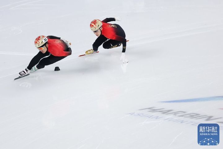 赛前训练进行时！中国短道速滑队全力备战