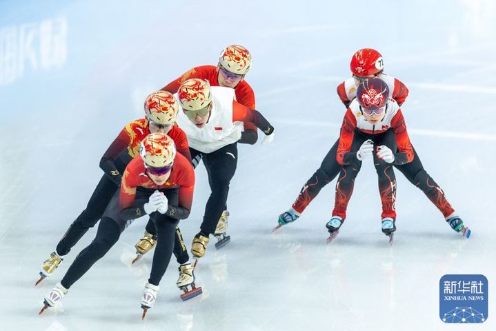 赛前训练进行时！中国短道速滑队全力备战
