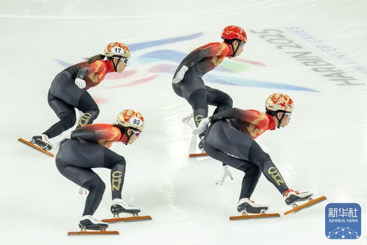 赛前训练进行时！中国短道速滑队全力备战
