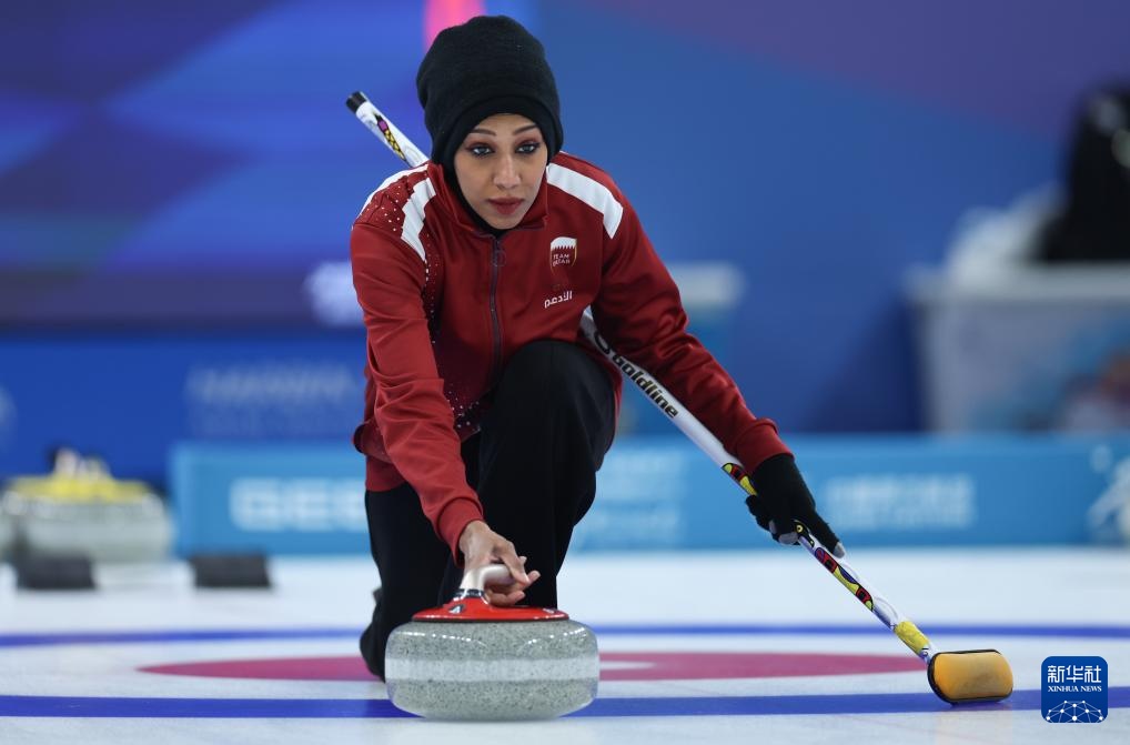 亚冬会冰壶——混双循环赛:中国队胜卡塔尔队 亚冬会冰壶——混双循环赛:中国队胜卡塔尔队