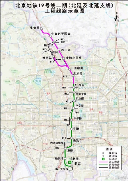 今年北京轨道交通建设计划发布！2条新线开通、2条线开工