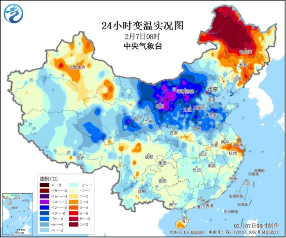 低温冰冻、寒潮、大风预警！局部降温可达10℃以上！安徽今冬最冷天来了