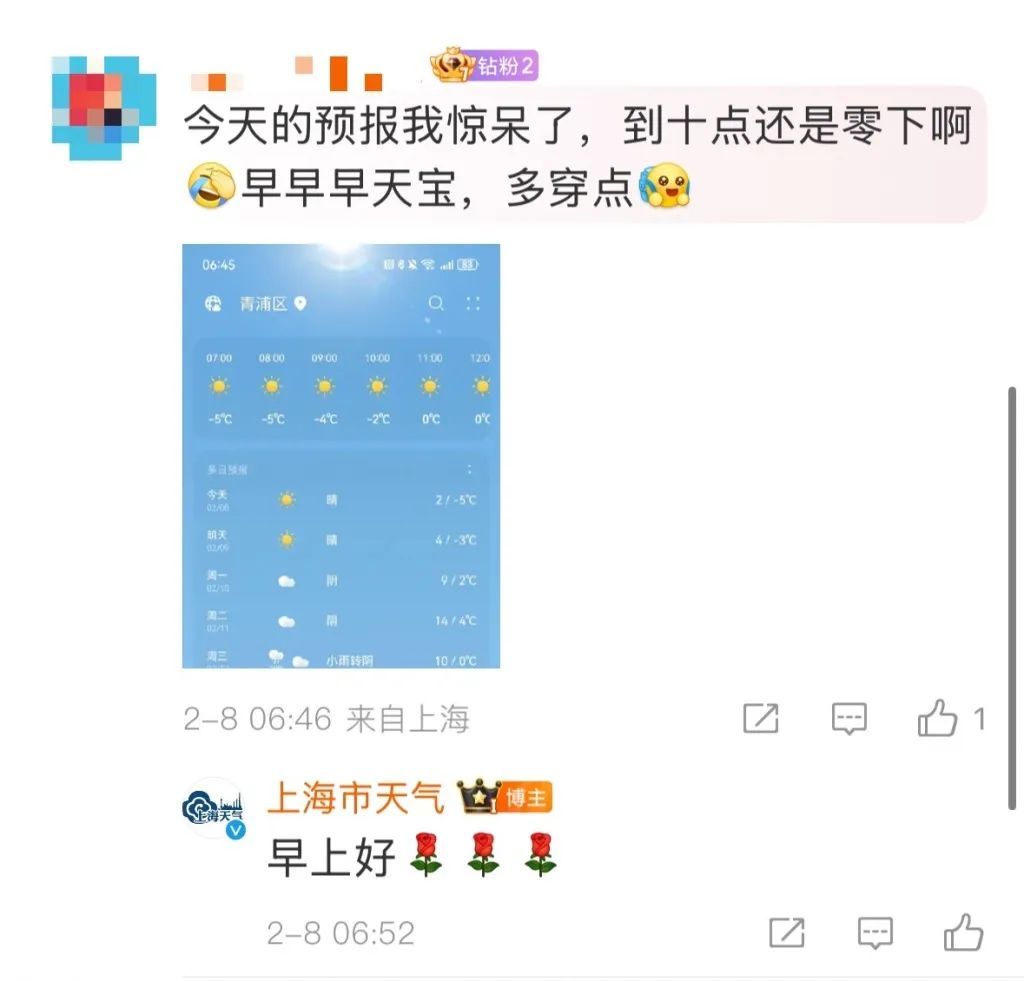 上海冷到发紫！徐家汇站气温创35年同期新低，市区撒盐融冰，寒潮后湿冷接班→