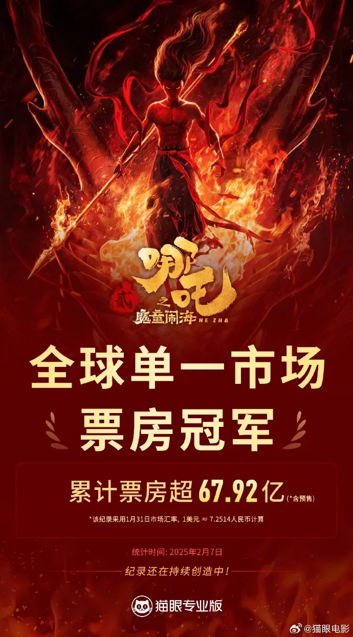 《哪吒2》視效總監(jiān)回應(yīng)不實(shí)傳聞，《熊出沒》《流浪地球》等團(tuán)隊(duì)參與《哪吒2》制作