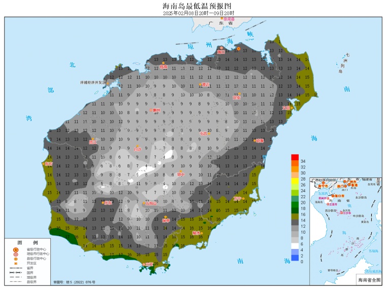 冷冷冷！海南继续发布寒冷四级预警→