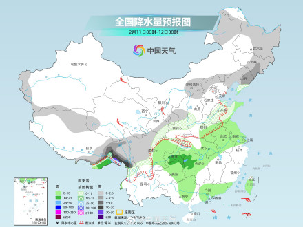 西藏四川部分地区雨雪频繁 后天中东部地区降水发展增多