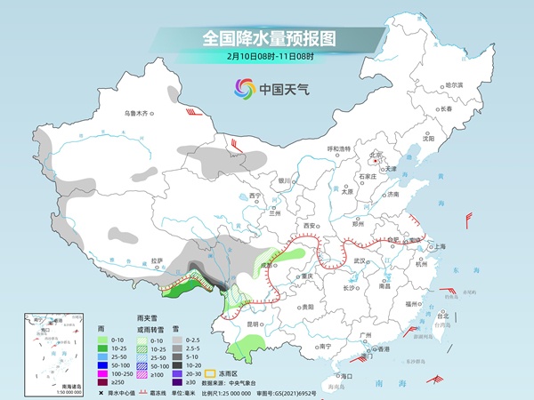 我国大部气温回升 后天中东部地区降水发展增多