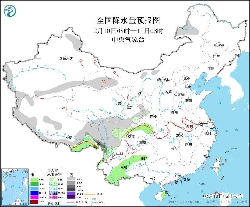 开学首日合肥或迎降雪？安徽将迎多次降水