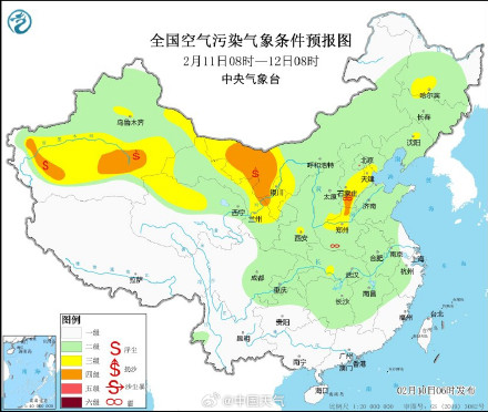 这些地方警惕沙尘