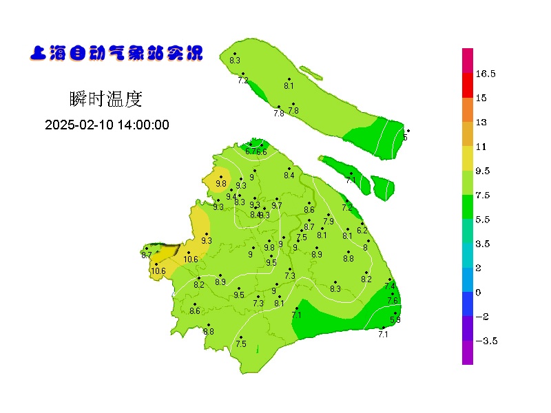 上海天气转折：明天傍晚雨水明显，最高温重回两位数