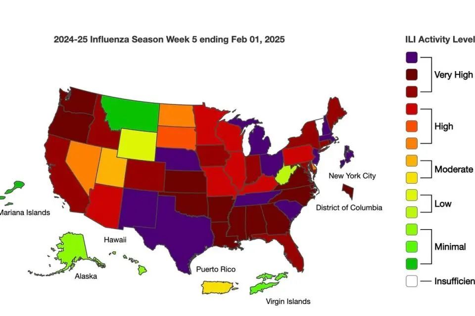 美国流感致死率已与新冠致死率持平！10个州部分学校停课，还有高中生因流感并发症死亡