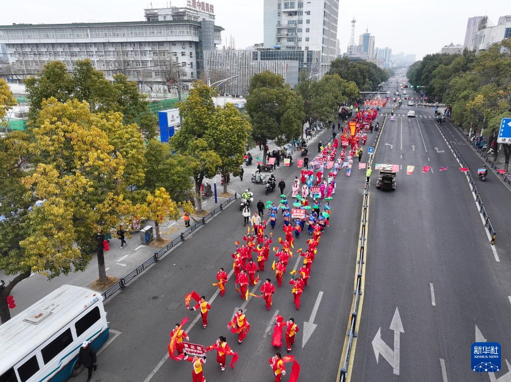 江苏盱眙：民俗展演迎元宵