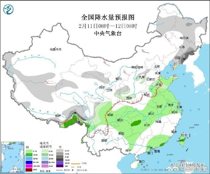 雨雪，马上到安徽！