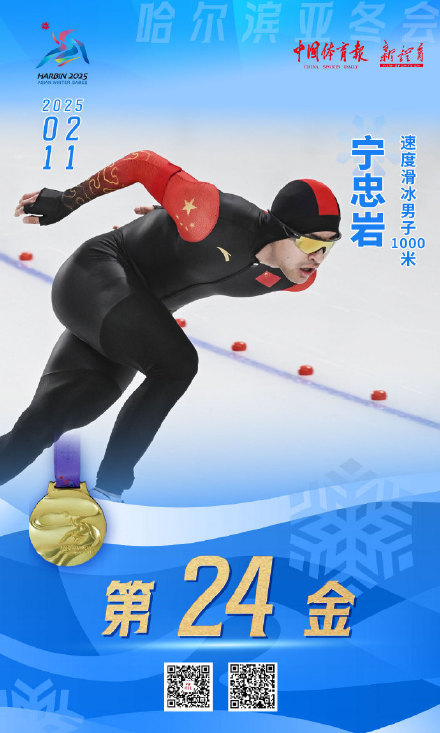 祝贺宁忠岩收获亚冬会第三金