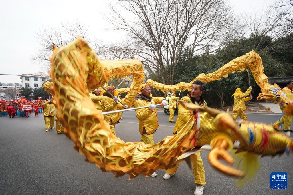 江苏盱眙：民俗展演迎元宵