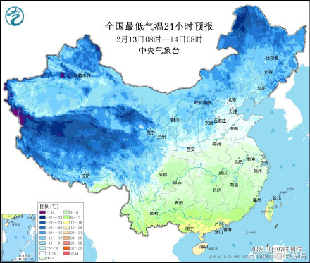 南方有一次降水过程 北方注意防寒保暖