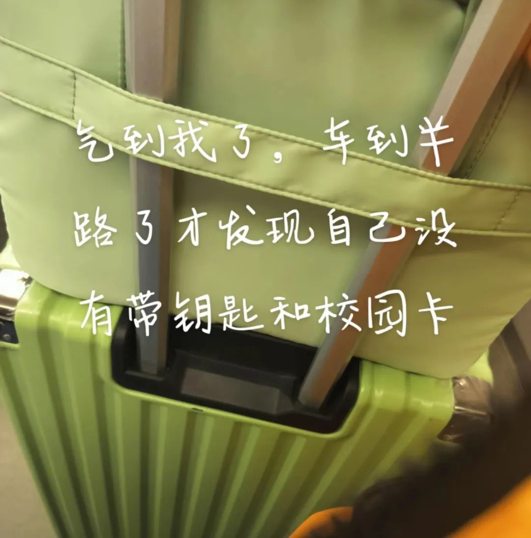 “大家千万不要被大学生骗了！他们其实只有在回学校的路上是难过的！”