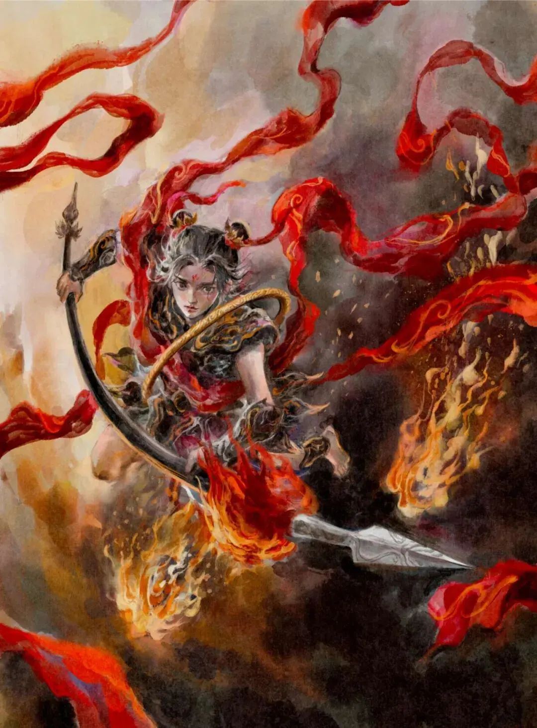 燃爆了!《哪吒2》这些海报,是云南的他画的 燃爆了!《哪吒2》这些海报,是云南的他画的