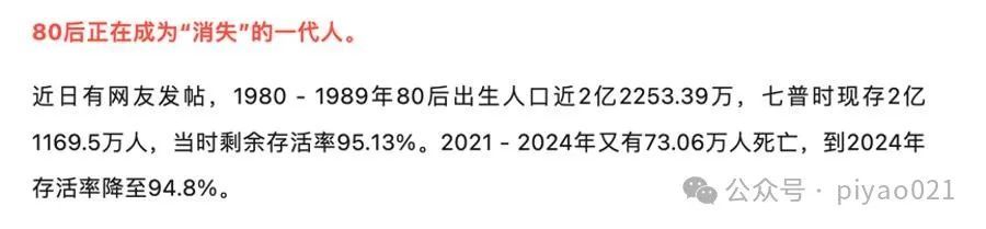 “80后已死5.2%”被辟谣，AI的锅？