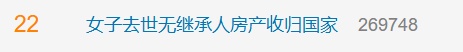冲上热搜!女子去世无继承人房产收归国家,律师解读 冲上热搜!女子去世无继承人房产收归国家,律师解读