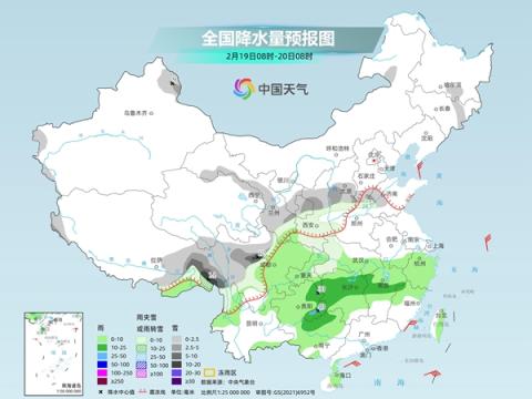 南方持续阴雨北方雨雪增多，全国大部气温将波动下滑