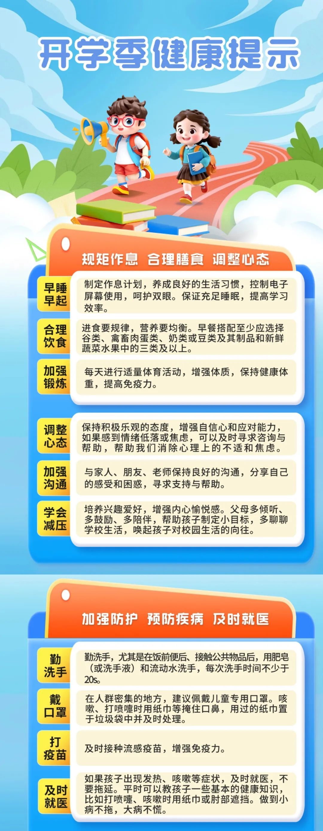 开学季+流感高发期，医生郑重提醒！