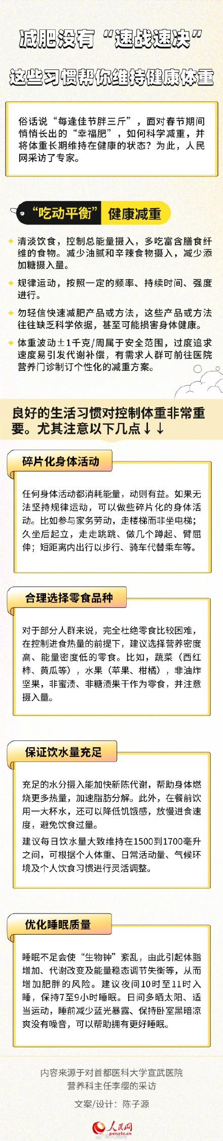 收藏!4个习惯帮你维持健康体重 收藏!4个习惯帮你维持健康体重
