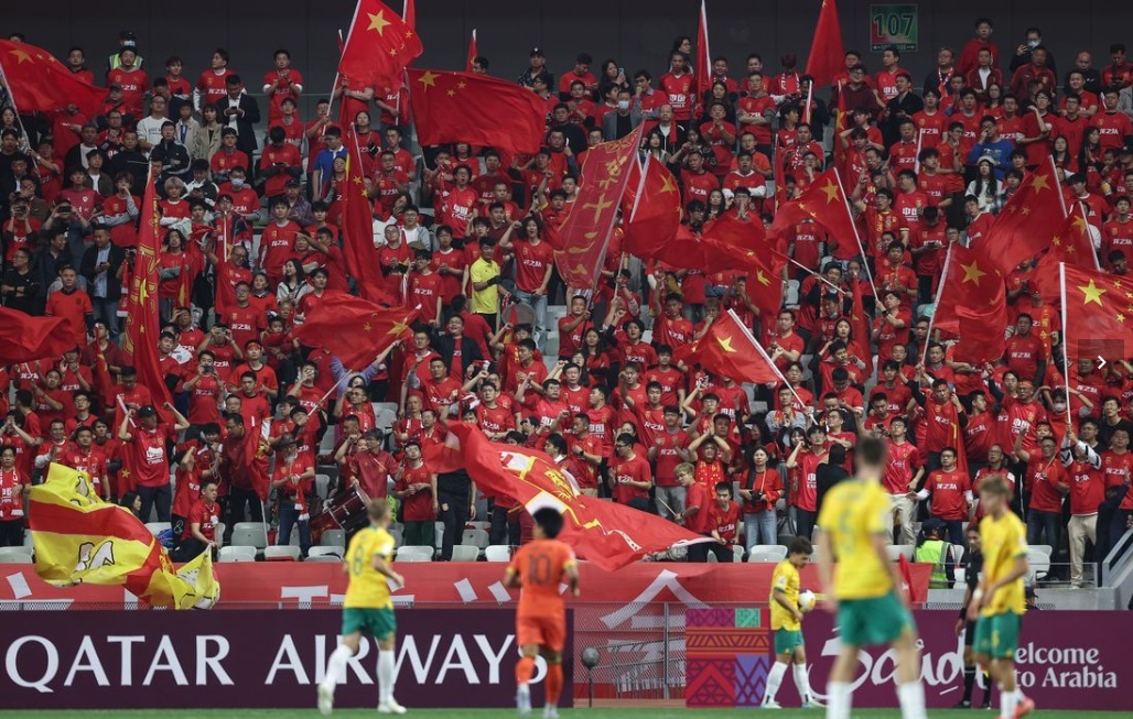 小负澳大利亚队！U20男足亚洲杯中国队小组第二晋级八强