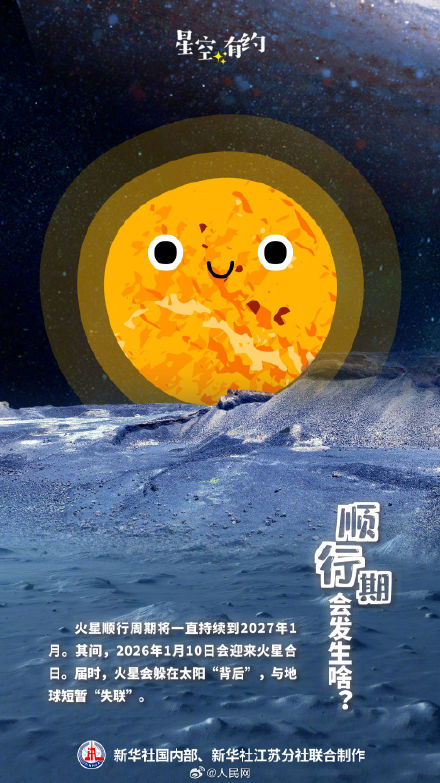 期待！火星将上演太空漂移秀