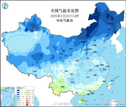 周末南北方气温将降至近期低点