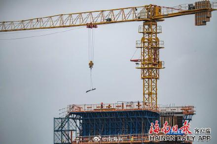 琼海博鳌乐城二号桥加紧建设