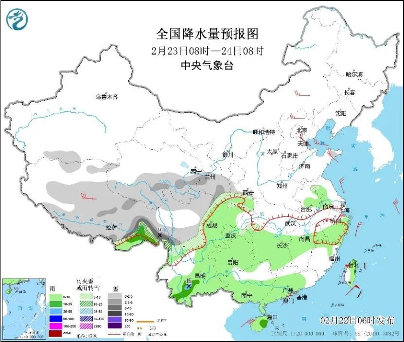 南方阴雨天气持续！青藏高原及西北地区东部需关注雨雪对交通影响