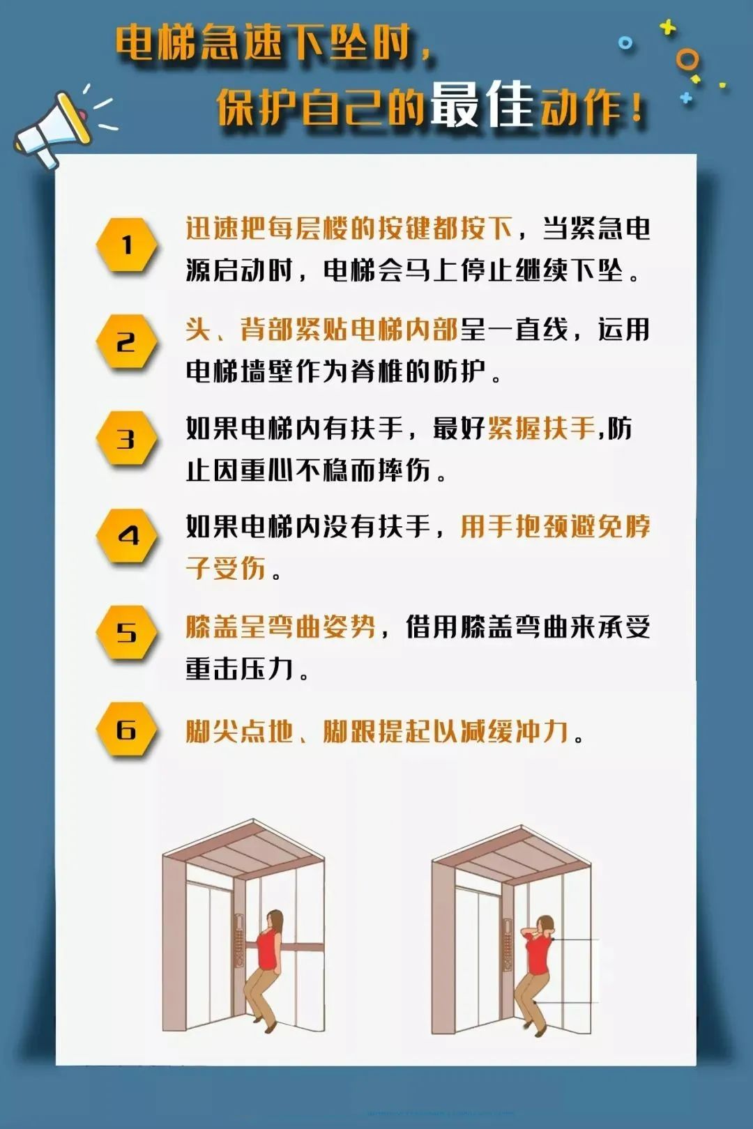 电梯内，他不幸身亡！电梯突然故障如何自救？