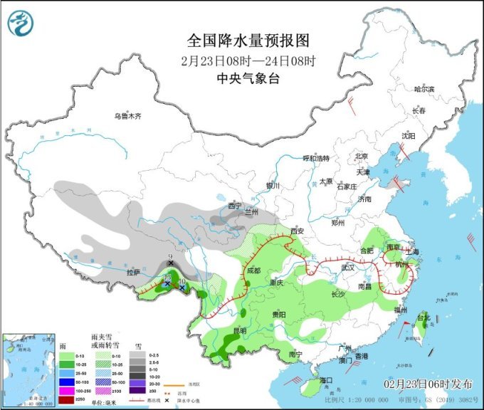 南方地区降雨减弱 25日起华南等地有降雨过程