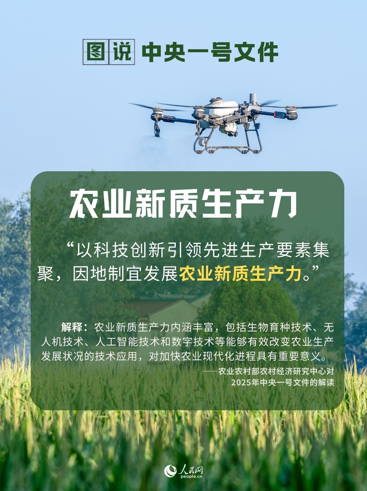 农业新质生产力、南繁硅谷……带你读懂中央一号文件中的这些热词