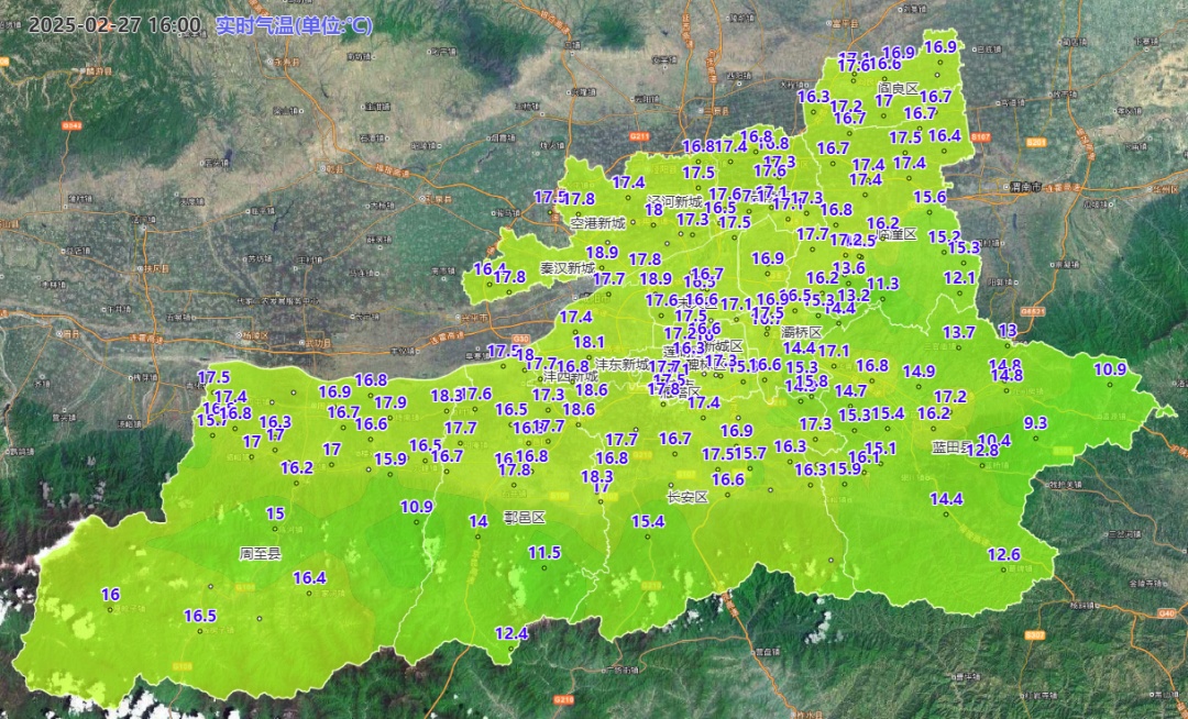 周末西安市将迎雨雪降温天气 气温降幅可达10℃