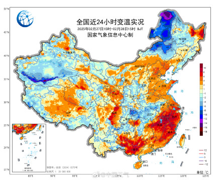 大回暖还在冲高！长江以南出现大片25℃以上暖热区