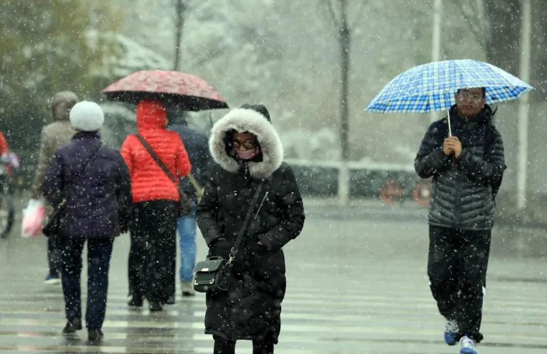 最新预报：今天济南有雨+阵风7~8级，明天下午到夜间有大雪