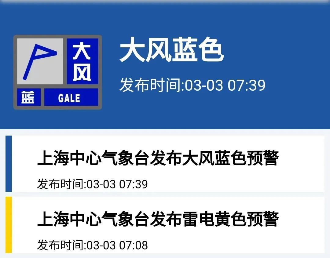 入春冲刺失败，上海此地出现冰雹！两大预警持续生效，上半夜还有雷雨大风