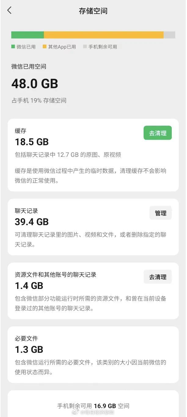 微信又有新功能，进一步瘦身